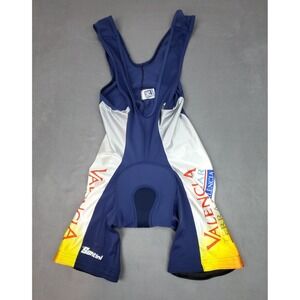 Santini SMS Cycling Bib Men S Blue Lightweight Stretch Valencia Terra Mar Racing